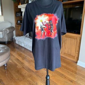 Continental Clown Punch Black Tee Shirt‎